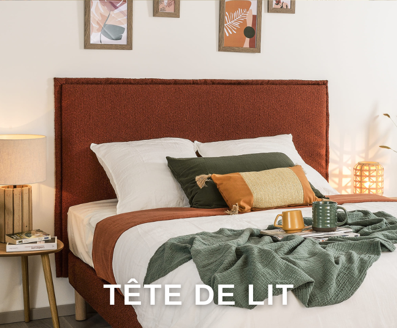 tête de lit, orignale, chambre, décoration